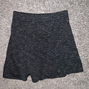 High waisted mini skirt